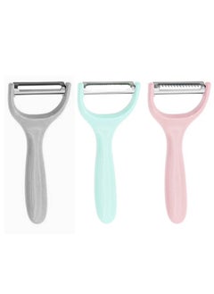 Generic 3-Pieces Longitudinal Slice Peeler Wavy Slices Multiuse Vegetable  - Image 1