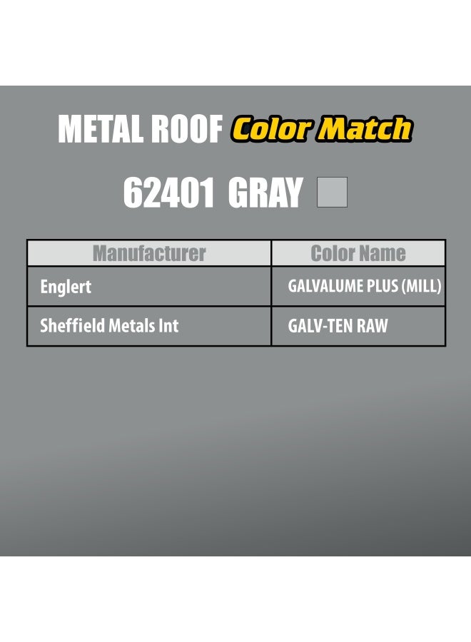 Titebond 62401 Weathermaster Metal Roof Sealant Advanced Polymer Gray 10.1 Oz - Image 3