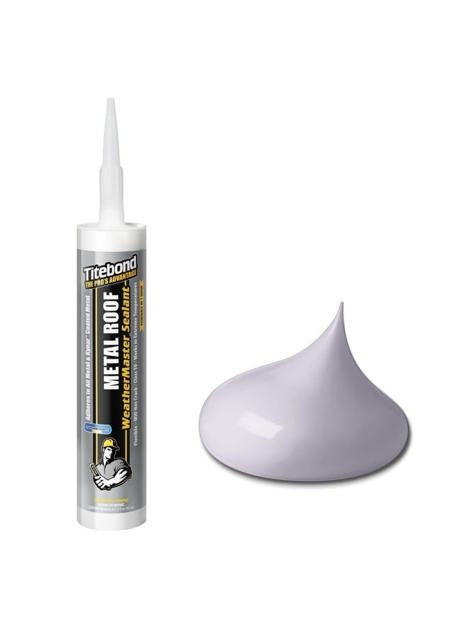 Titebond 62401 Weathermaster Metal Roof Sealant Advanced Polymer Gray 10.1 Oz - Image 1