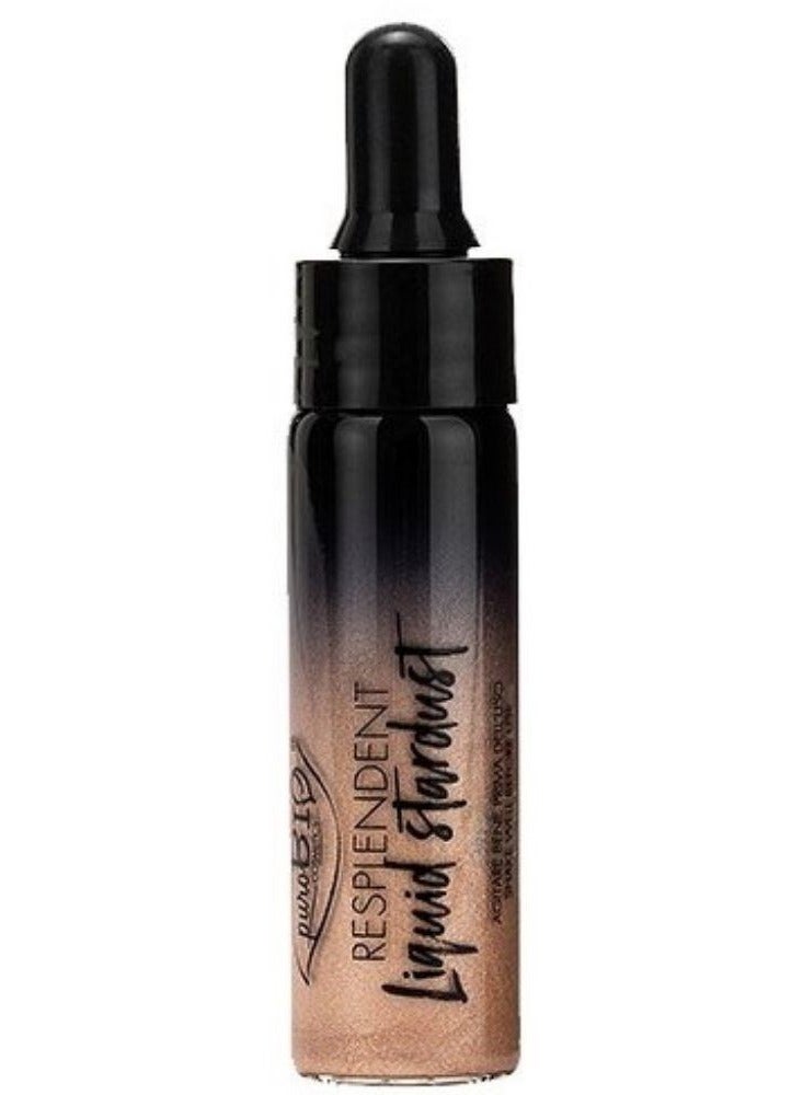 puroBio Resplendent Liquid Stardust Highlighter for Face and Body 01 12ml - Image 1