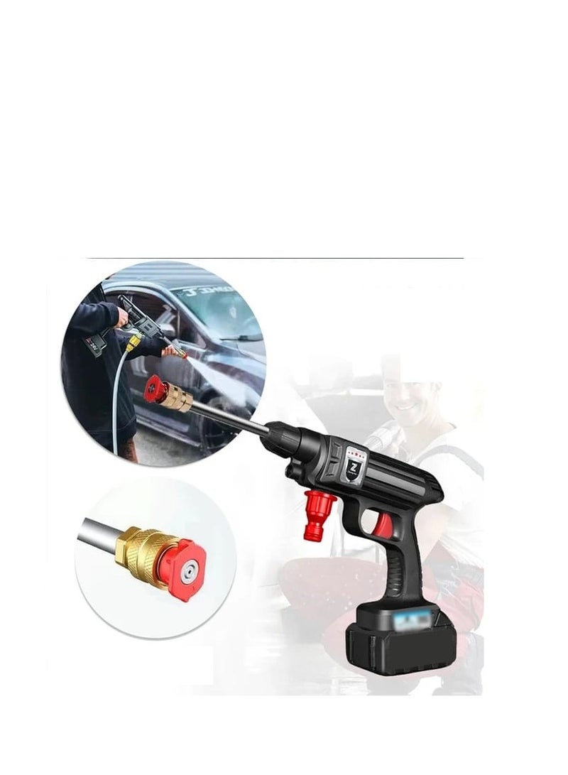 Cordless Electric High Pressure Water Spray Car Gun Portable Washer Cleaner Yard - Image 4