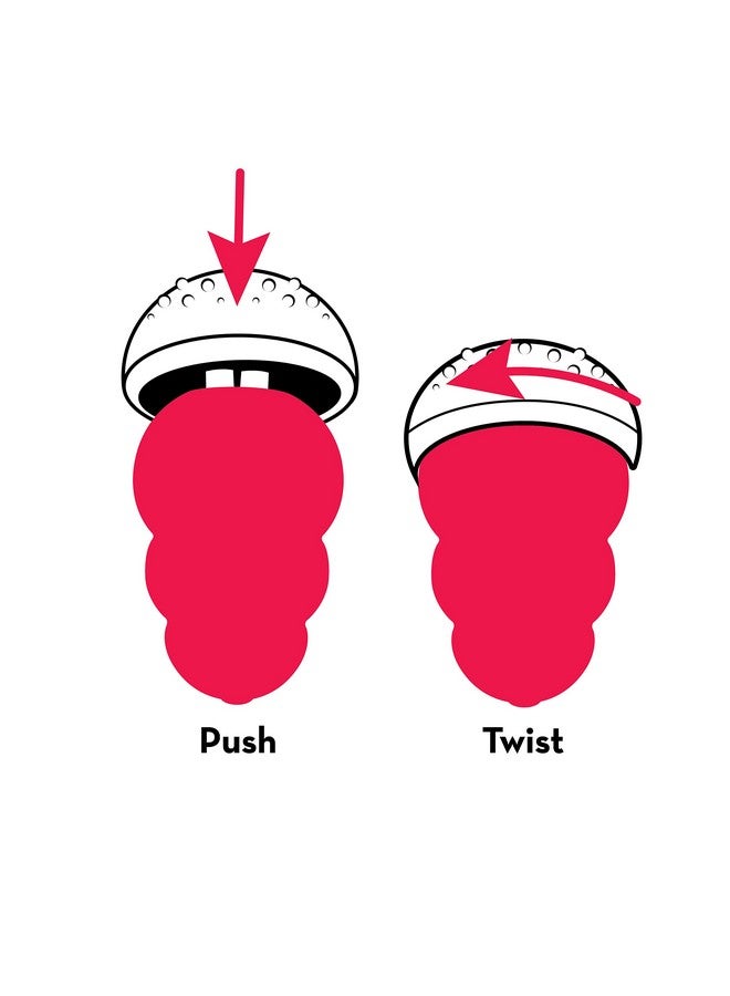 كونج ماراثون كونغ - مستلزمات الحيوانات الأليفة للتدريب واللعب - مكافآت صحية للكلاب من ألعاب كونغ للكلاب - للكلاب الكبيرة - بنكهة زبدة الفول السوداني - عبوة من قطعتين (4 قطع إجمالاً) - Image 4