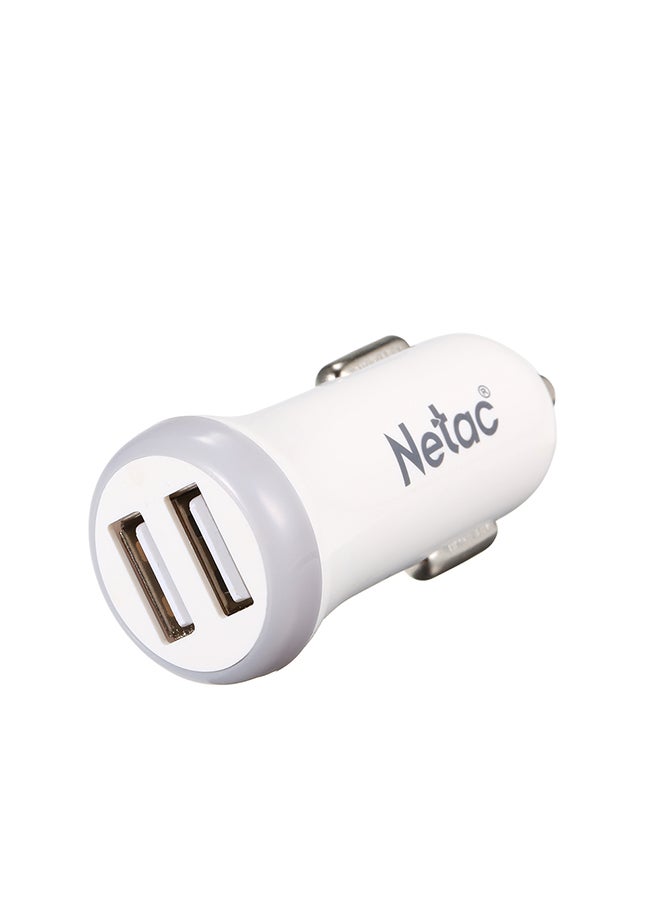 Netac Rapid Car Charger White - Image 2