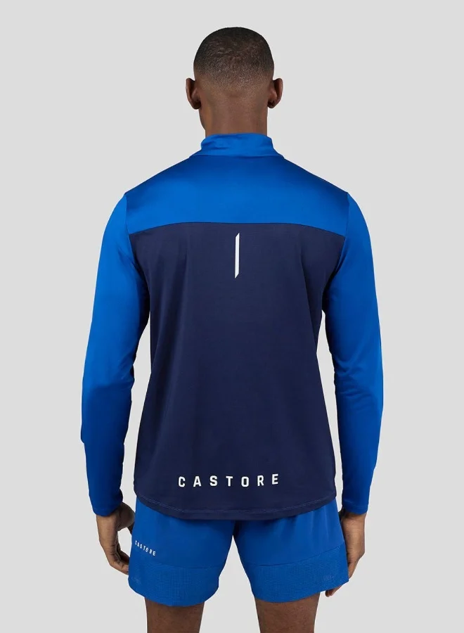 CASTORE Men'S Colour Block 1/4 Zip - True Blue