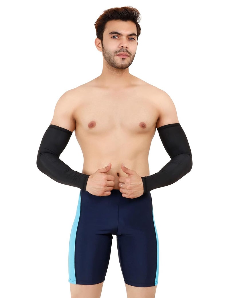 WMX Men and women Sun protection cotton arm sleeve Unisex summer, Winter arm protective Sports cricket, Football rider, Gym sleeves elbow Full cover - Image 5