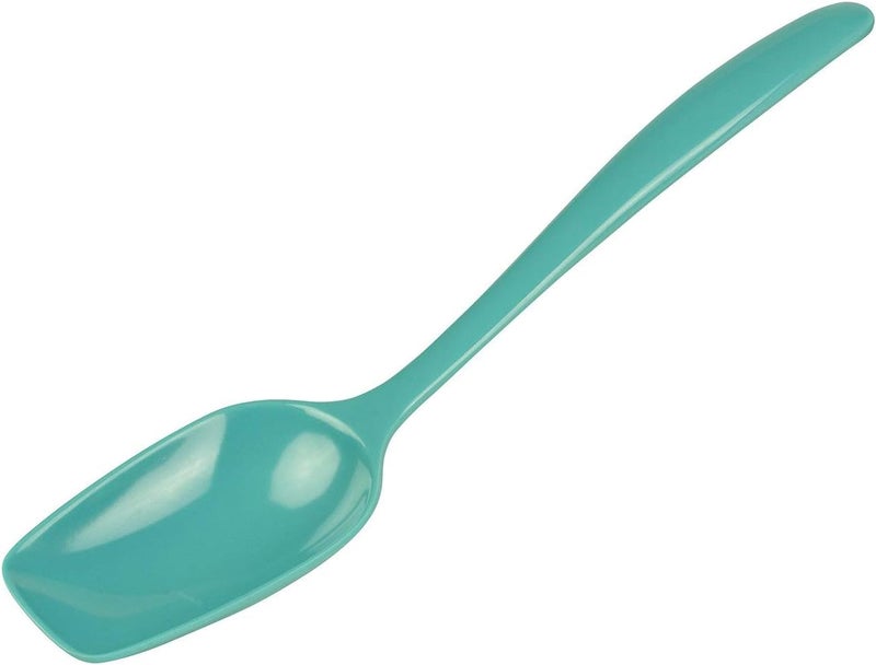 Hutzler 10 Inch Melamine Serving Spoon, Turquoise