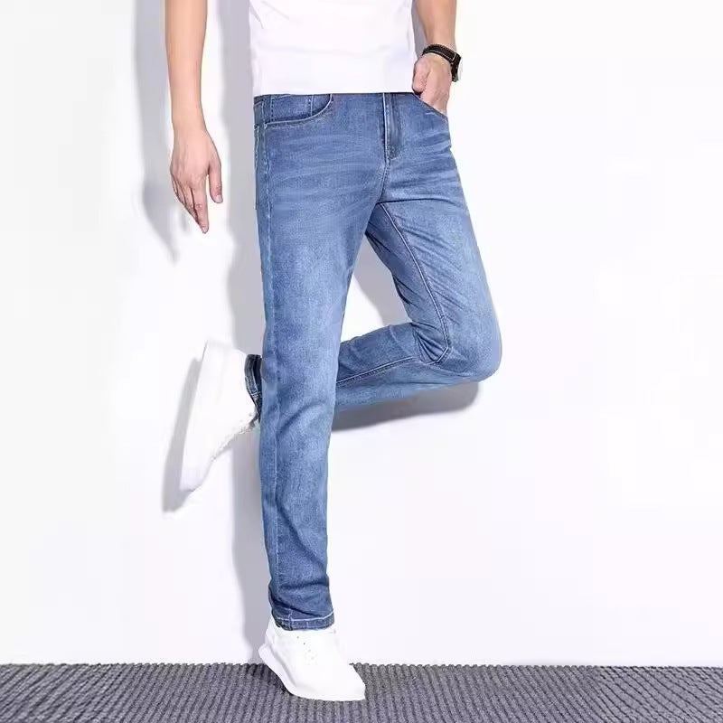 Unisex Classic Denim Jeans Loose Fit Daily Outdoor Wear - Image 2