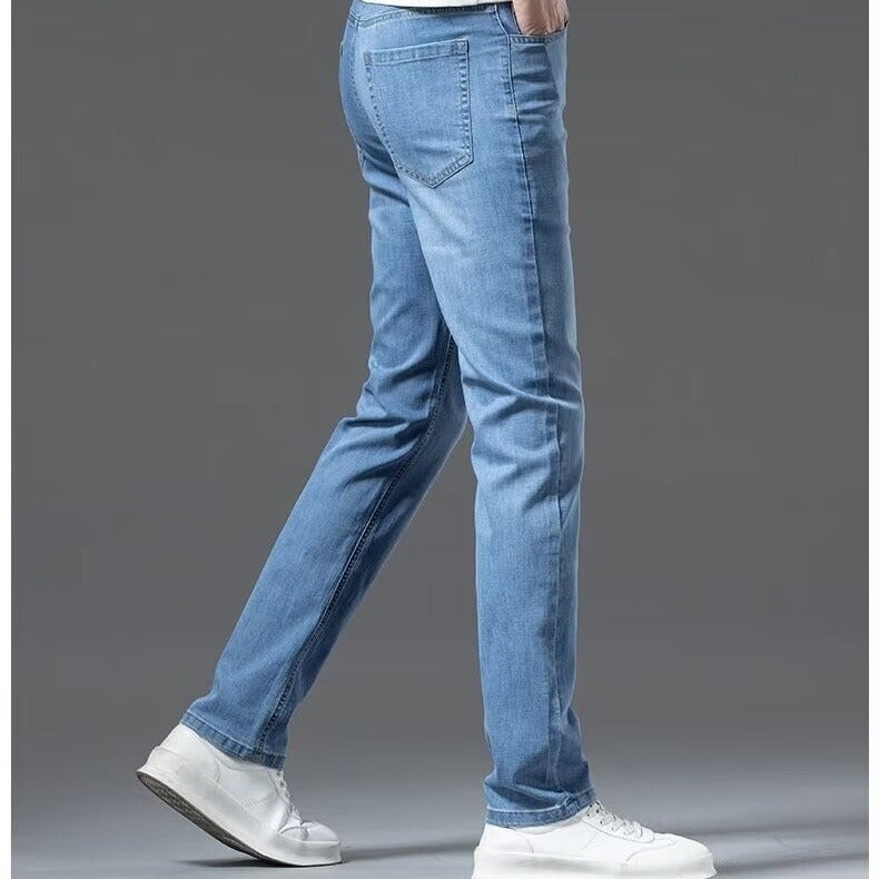 Unisex Classic Denim Jeans Loose Fit Daily Outdoor Wear - Image 5