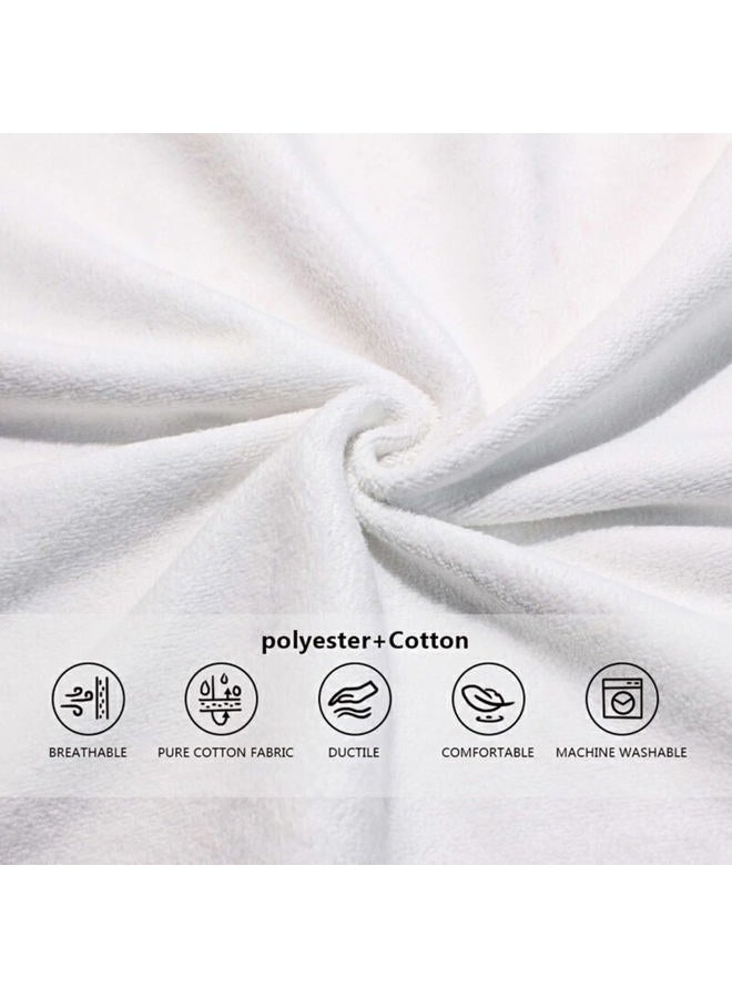Naanle Beautiful Purple Lavender Flowers Soft Luxury Decorative Set of 3 Towels, 1 Bath Towel+1 Hand Towel+1 Washcloth, Multipurpose for Bathroom, Hotel, Gym, Spa and Beach - Image 5