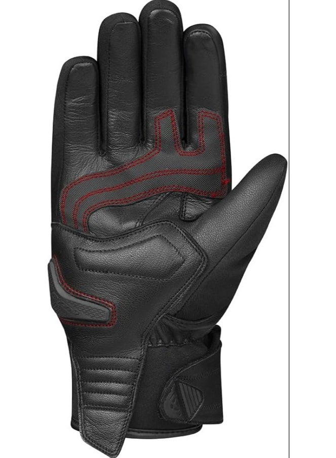 IXON Pro Hawker Ms Leath Text Win. Glove Black Red S 300211072-1058-S-ASP - Image 2