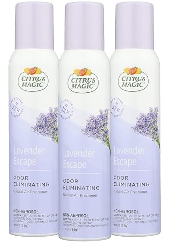Citrus Magic Odor Eliminating Air Freshener Spray, Lavender Escape, 3-Ounce, Pack of 3 - Image 2