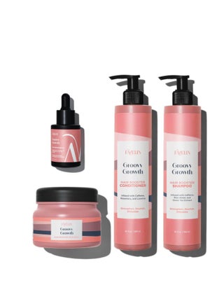 Groovy Growth Extra Set 300 ml -  Groovy Growth Shampoo 300 ml & Conditioner 300 ml & Mask 300 ml & Hair Booster Oil  35 ml - pzsku/Z4A0B15DFE6CC1F1ED492Z/45/_/1739205020/38f9260b-43ab-428a-a08c-e523bfa9ae08