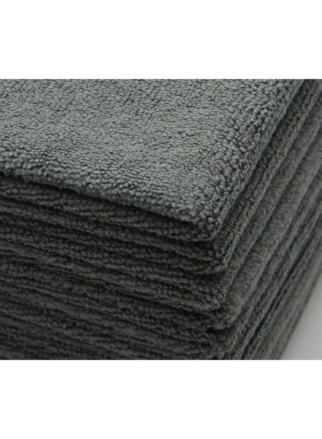 VeraSong Microfiber Dish Cloths Ultra Absorbent Kitchen Dish Rags for Washing Dishes Fast Drying Cleaning Cloth 12InchX12Inch 10 Pack Gray - Image 3