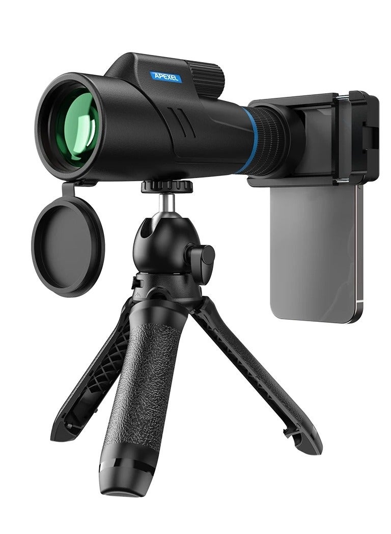 آبيكسل تلسكوب APEXEL HD احترافي أحادي العين BKA4 بريزم زووم أحادي العين مقاوم للماء مع حامل ثلاثي القوائم للصيد في الهواء الطلق والتخييم والتنزه - Image 2