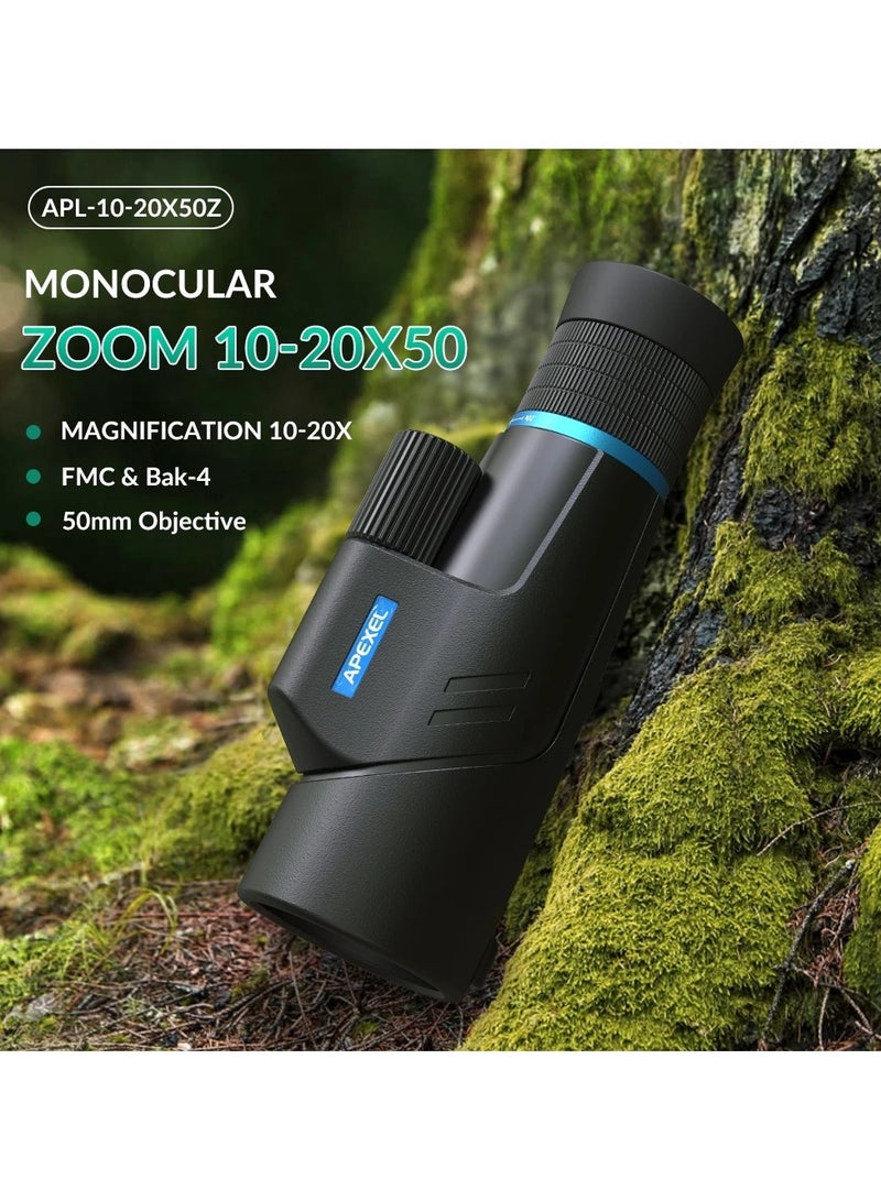 آبيكسل تلسكوب APEXEL HD احترافي أحادي العين BKA4 بريزم زووم أحادي العين مقاوم للماء مع حامل ثلاثي القوائم للصيد في الهواء الطلق والتخييم والتنزه - Image 5