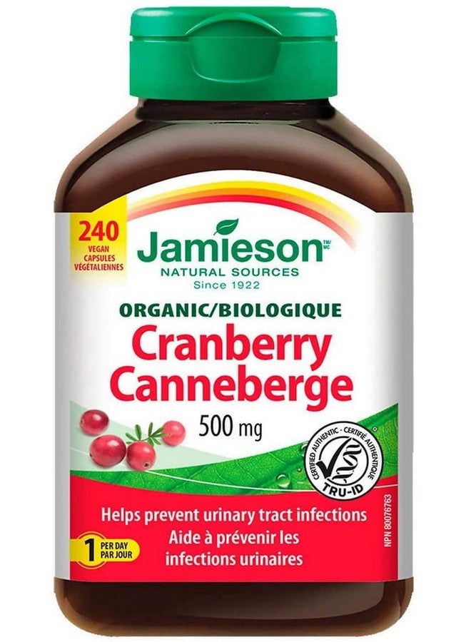 Jamieson Cranberry 500Mg 240 Vegan Capsules - Image 2