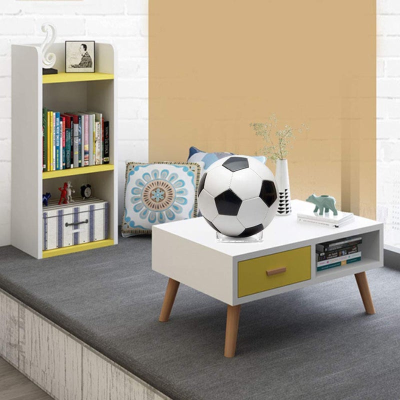 Tasybox Acrylic Ball Stand Holder, Sports Ball Storage Display Rack for Basketball Football Volleyball Soccer Rugby Balls 2 Pack Clear - Image 4