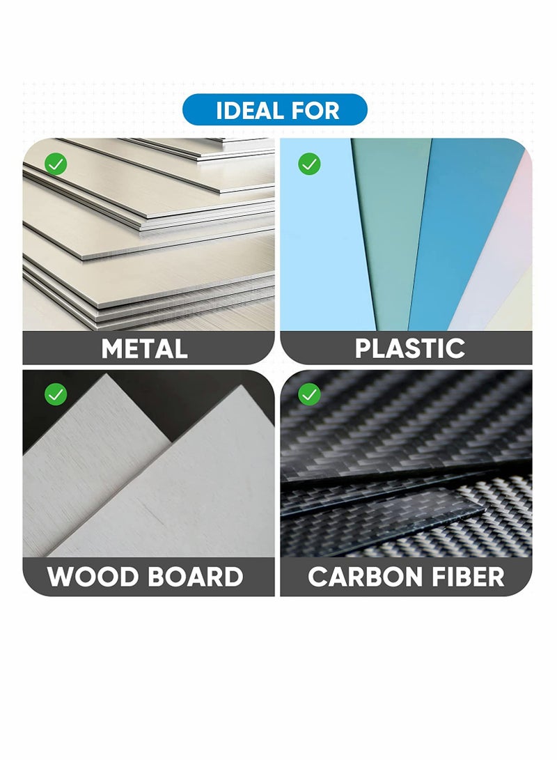 Excefore Metric Rivet Nut Kit, Heavy Duty Zinc Plated Carbon Steel Flat Head Insert Nut with Knurled Body (Metric Assortment Kit M3, M4, M5, M6, M8, M10, and M12) - Image 5