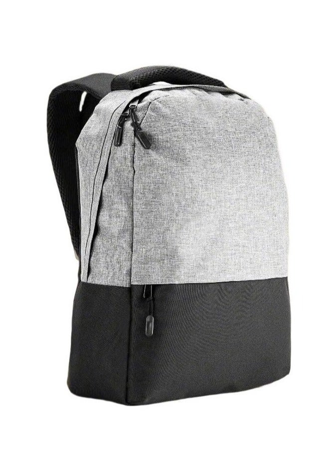 Ar supply Ar C Backpack by Arij Bags | Laptop Backpack, Fits Up To 15.6 Inch Laptop, Dedicated Laptop Compartment, Large Main Compartment, Outer Pockets, Daily Use, Work and University (44 × 32 × 14 cm) (Black & Grey) - Image 1