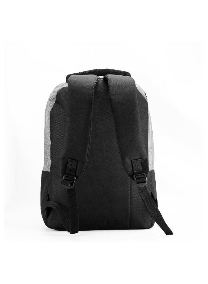Ar supply Ar C Backpack by Arij Bags | Laptop Backpack, Fits Up To 15.6 Inch Laptop, Dedicated Laptop Compartment, Large Main Compartment, Outer Pockets, Daily Use, Work and University (44 × 32 × 14 cm) (Black & Grey) - Image 4