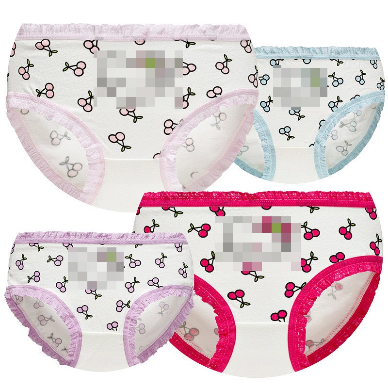 Girls Cotton Briefs 4-Pack Toddler Panties 1332 (Four Pack) 