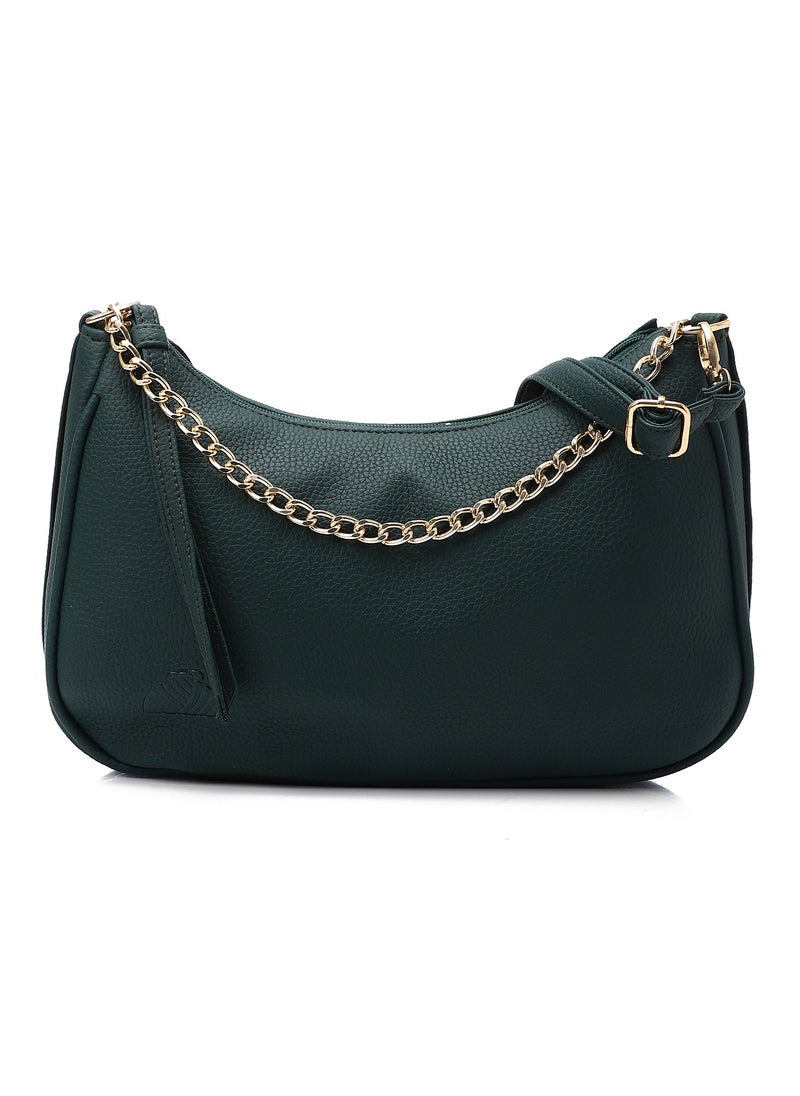 RITZY - Caprice Shoulder Bag - Olive - Image 1
