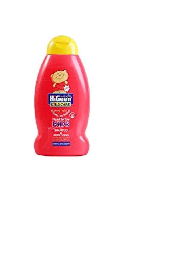 Shampoo & Body Wash For Kids Bibo Cherry & Strawberry - 250ML