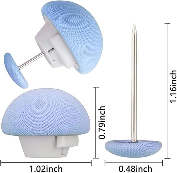 vaughn VAUGHN Fixing Bed Sheets Clips Non-Slip Blanket Quilt Holder Cushions, Socks Mattress Coversand Stylish Double Sided Pin Soft Fabric Material (Multicolour, Set of 4)  - Image 2