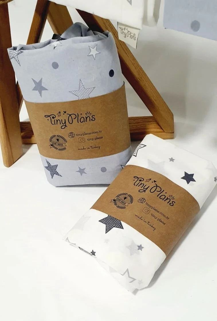 Tiny Plans 2-Piece Elastic Baby - Child Sheet - Pillowcase Set
