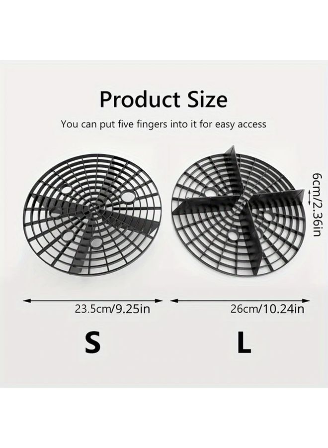 Black Car Wash Filter Net Sand Stone Isolation System Durable Reusable Bucket Accessory Size S - Image 2