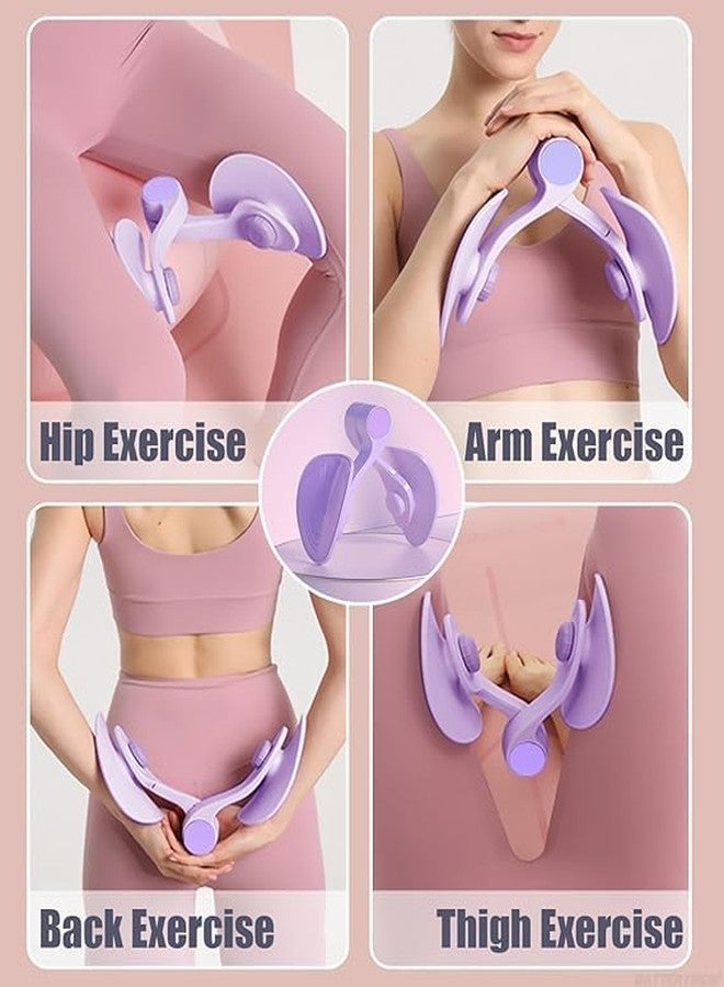 Fayby Pelvic Floor Strengthening Tool Lightweight Thigh Exerciser | Adjustable Thigh Master Hip Trainer with Leg Exerciser for Women Workout Equipment for Toning and Strengthener (1Psc_Multicolor) - Image 5