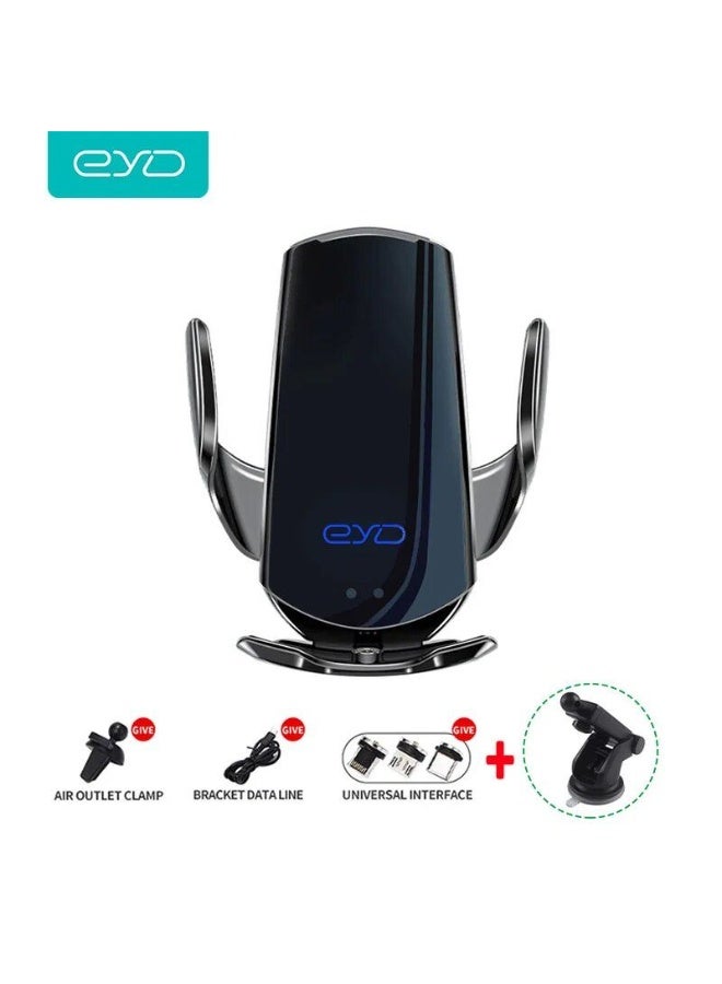 eyda Wireless Car Mount Charger – Fast Charging Phone Holder with Adjustable Stand - Image 3