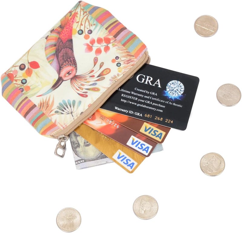 ARRIZO Women and Girls Cute Fashion Coin Purse Wallet Bag Change Pouch Key Holder - Image 5