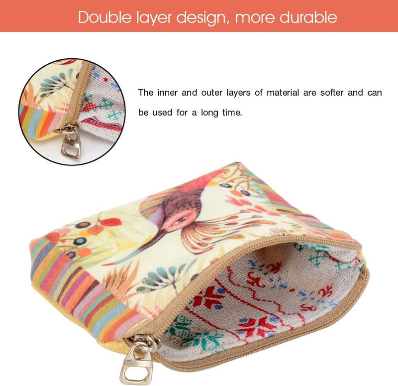 ARRIZO Women and Girls Cute Fashion Coin Purse Wallet Bag Change Pouch Key Holder - Image 4