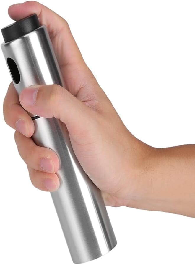 Yosoo Stainless Steel Spray Bottle Dispenser Oil Sprayer for Cooking Baking Grill Fry Socially-EU