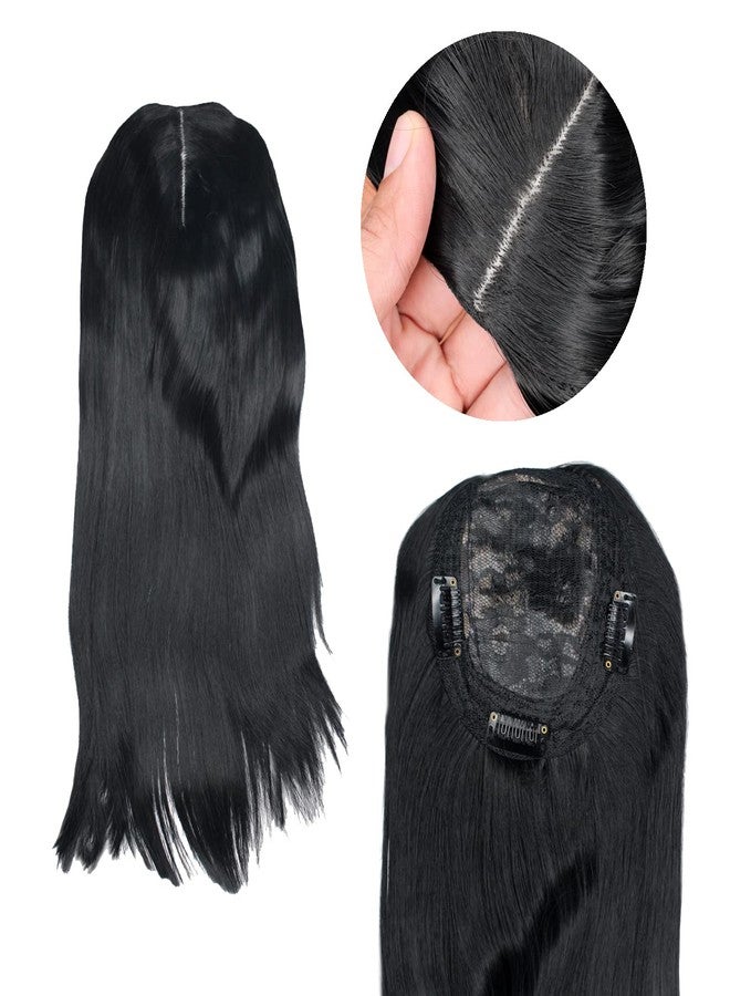 Confidence Clip In Silk Base Hair Closure/Topper For Women And Girls - Image 4