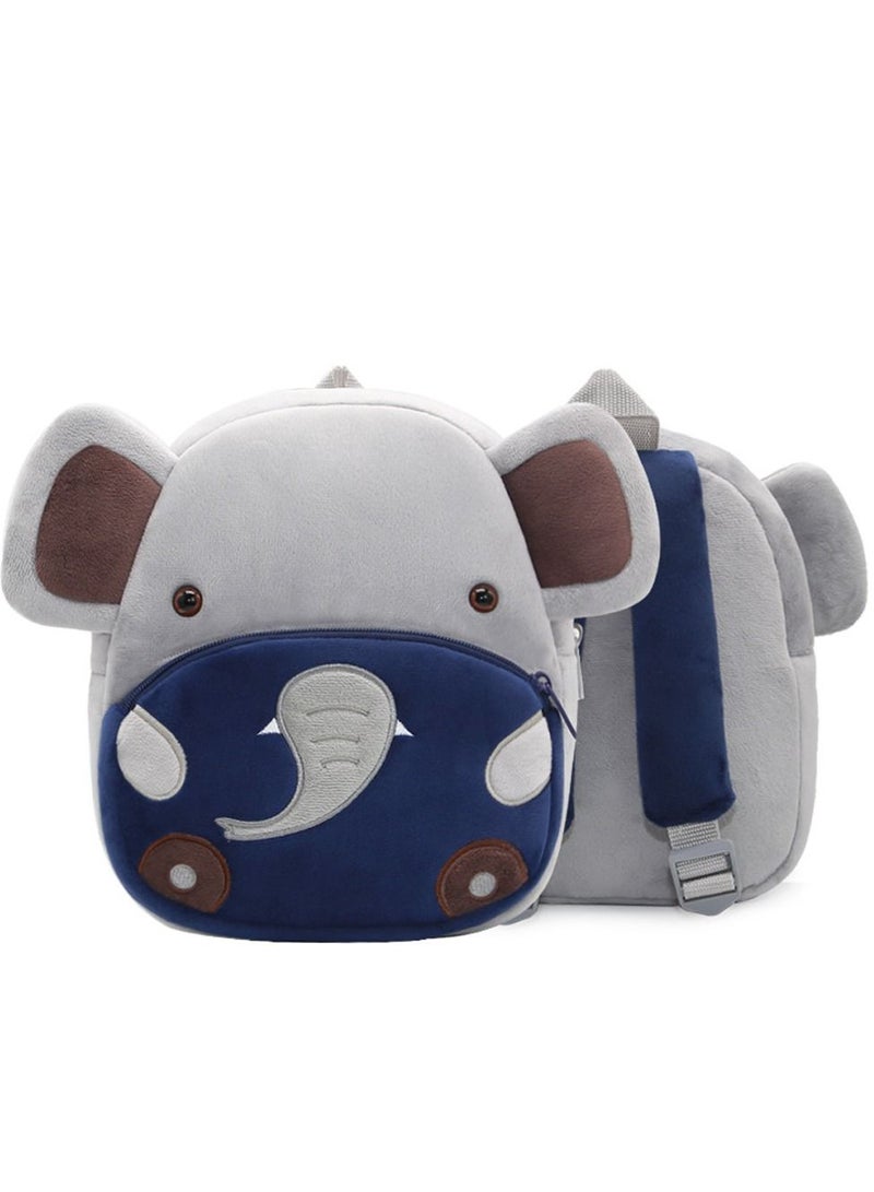 Cute Toddler Backpack Bag Plush Animal Cartoon Mini Travel  - Image 1