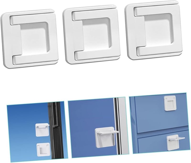 Tehaux 3 Pack Sliding Door Lock Child Safety Window Stopper No Drill Installation - Image 5