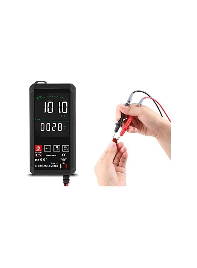 promass Touch Digital Multimeter Color Display Auto Recognition Mini Ncv Handheld Multimeter 1000V Dc Voltage Meter Large Screen Universal Meter (Color Display) - Image 5