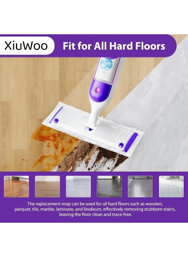 XiuWoo 10/20 Pcs Mop Pad,Mop Cloth,Microfiber Pad,Disposable Powermop Refills,Unscented Spray Cleaning Replacement Mopping Pads,Replacement Floor Cleaning Refills,Quick-Absorb, No Residue,for Swiffer Power Mop - Image 5