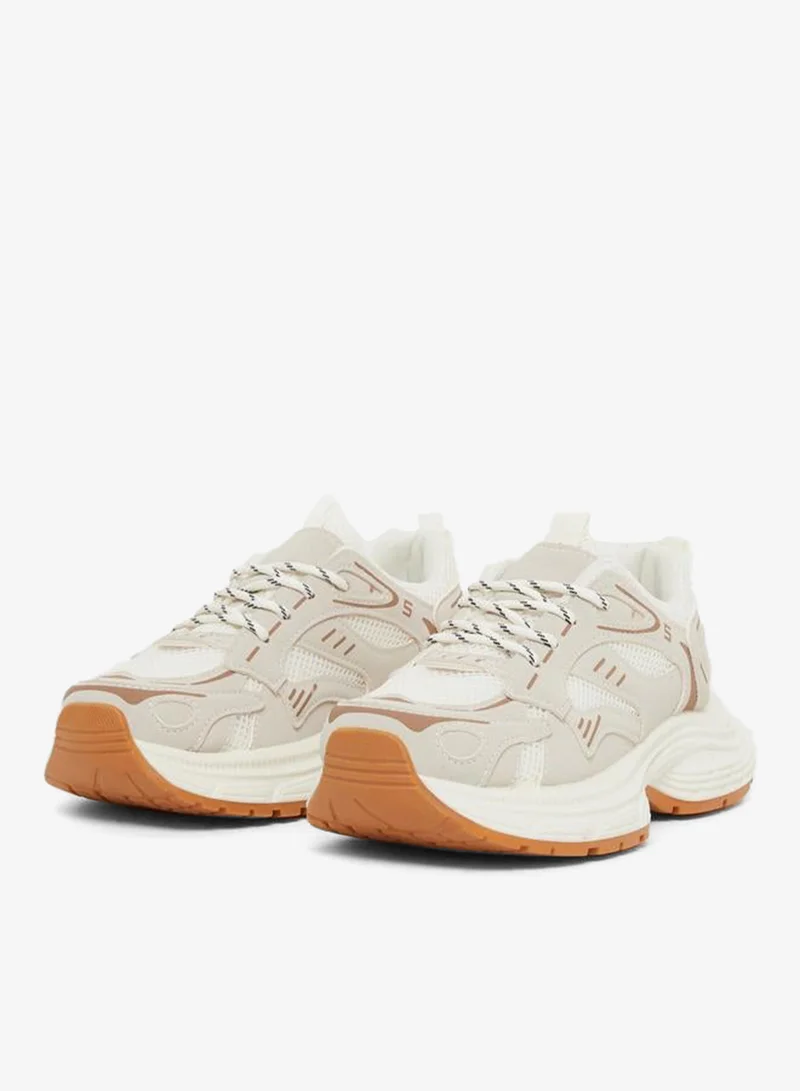 Styli Active Platform Lace Up Sneakers