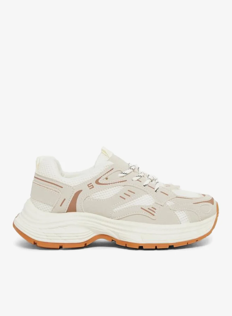 Styli Active Platform Lace Up Sneakers