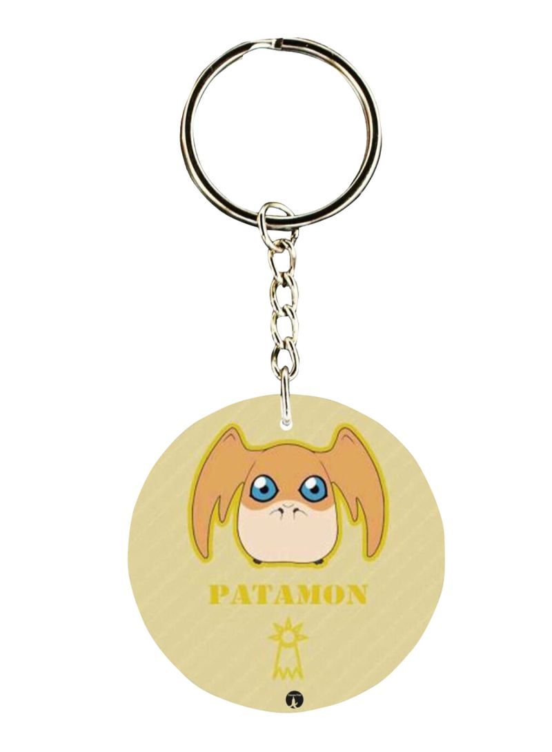 RKN Double Sided Digimon Printed Keychain