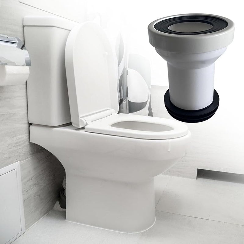 محول إزاحة فلنجة المرحاض 2.5 سم إزاحة لتصريف حوض المرحاض وإصلاح مباول - Image 3