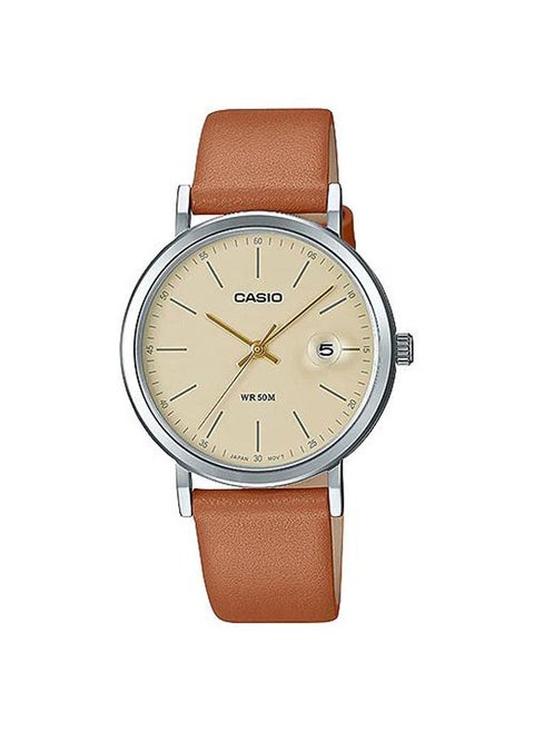 Leather Analog Watch LTP-E175L-5EVDF