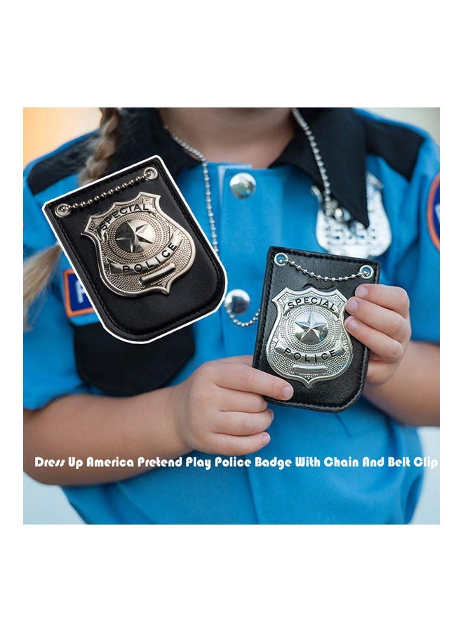 NIBEMINENT Sheriff Police Badge Toy Chain Belt Clip Cosplay - Image 3