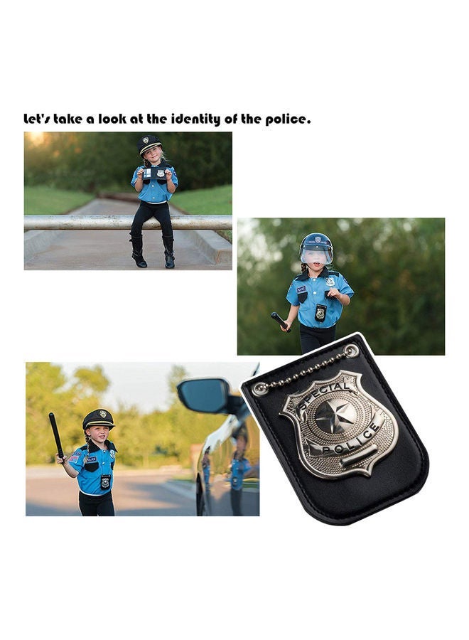 NIBEMINENT Sheriff Police Badge Toy Chain Belt Clip Cosplay - Image 4