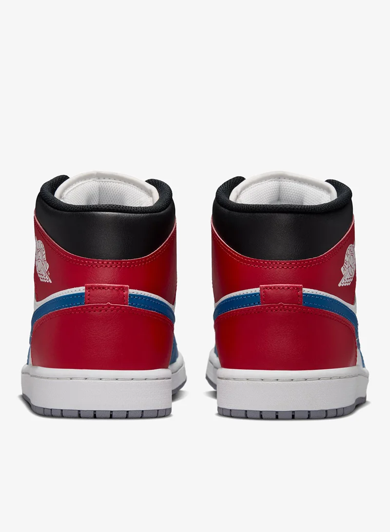 Jordan TRUE BLUE/SUMMIT WHITE-VARSITY RED-BLACK-CEMENT GREY Air Jordan 1 Mid for Men | Best Price UAE