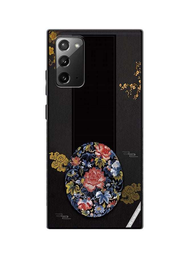 VR CREATIVE Protective Case Cover For Samsung Galaxy Note20 5G Flower Design Multicolour - Image 1