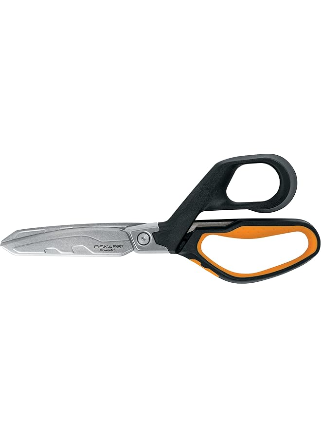 Fiskars 8 Inch Powerarc Serrated Hardware Shears - Image 1